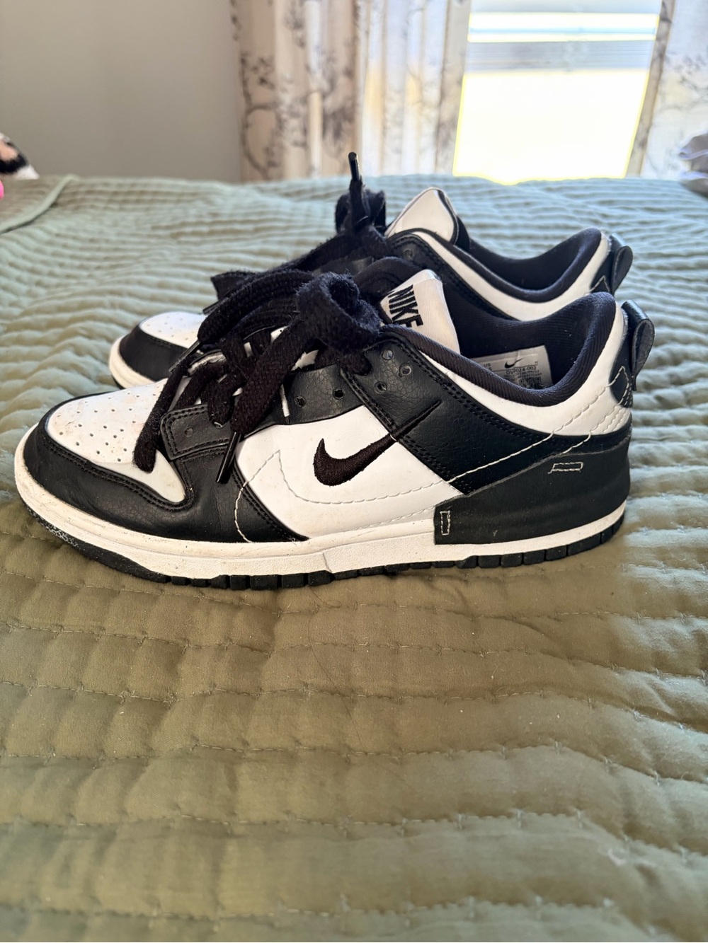 Nike Black/White Low-Top Panda Dunks Sneakers